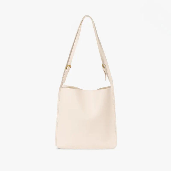 Rose | Boxy Leather Crossbody Bag with Clean Lines and Slim Strap