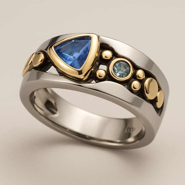 Louise | Vintage Blue Crystal Ring
