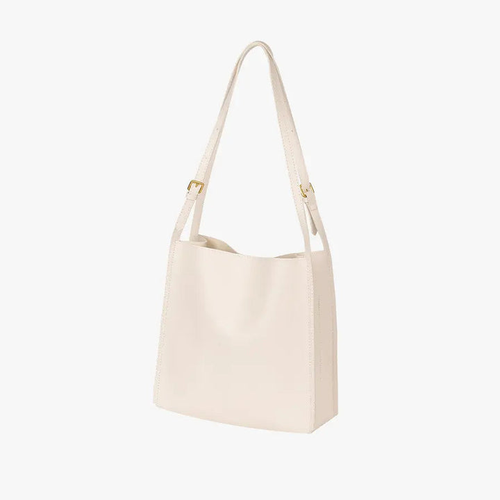 Rose | Boxy Leather Crossbody Bag with Clean Lines and Slim Strap