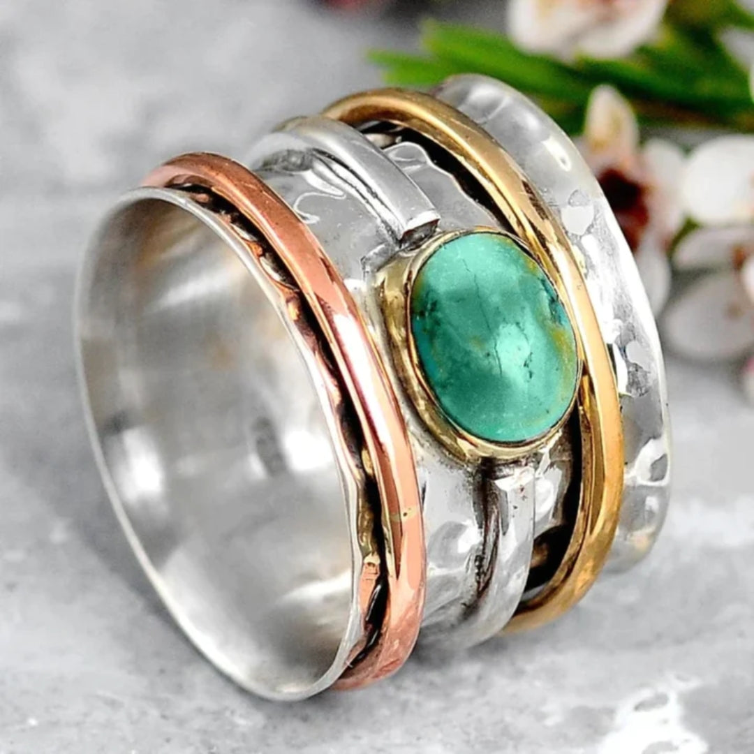Brenda | Vintage Gold Silver Ring