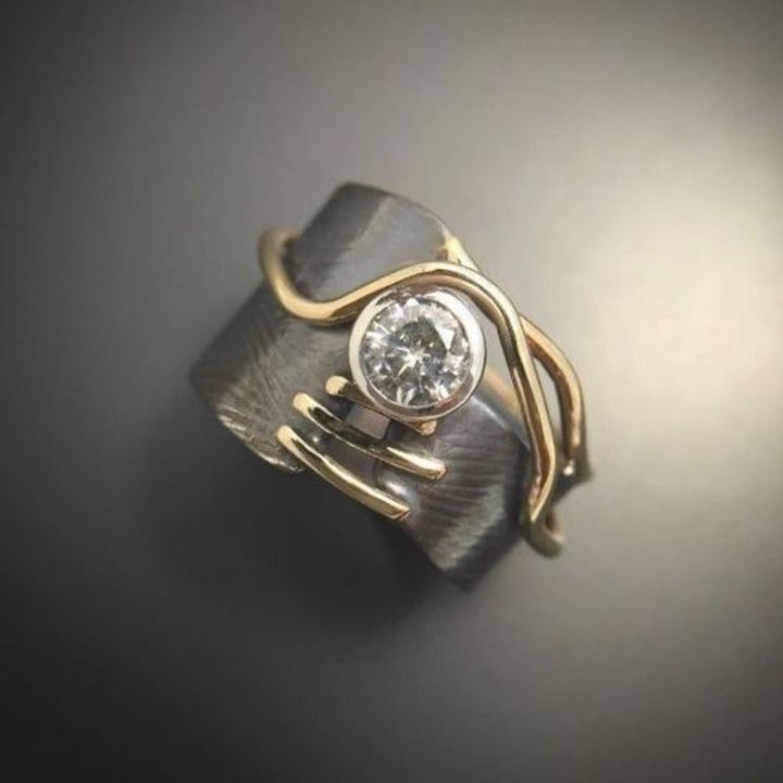 Marina | Vintage Silver Zirconia Ring
