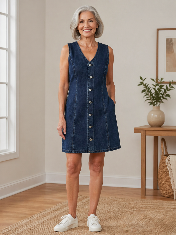 Lila | Mini Denim Dress