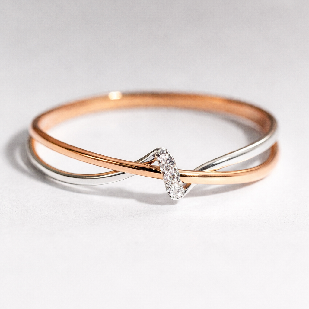 Celia | Vintage Gold Silver Twist