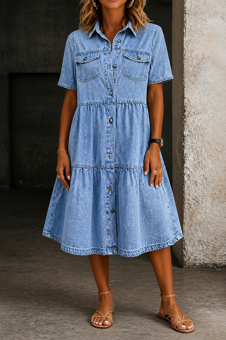 Solange | Elegant Casual Denim Dress