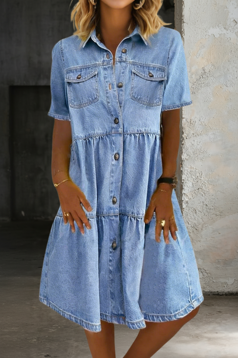 Solange | Elegant Casual Denim Dress
