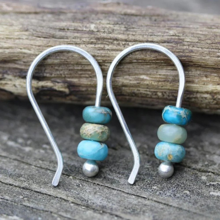 Perla | Turquoise Pearl Earrings