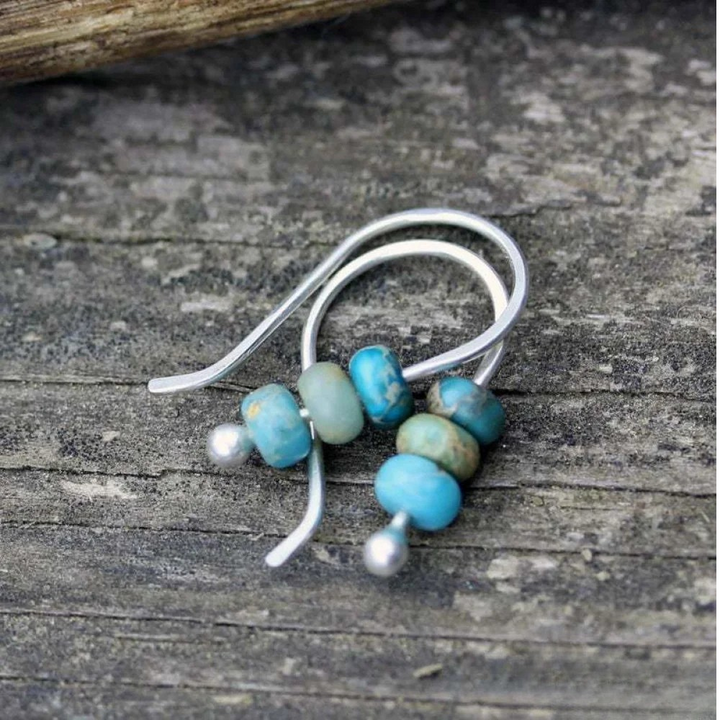 Perla | Turquoise Pearl Earrings