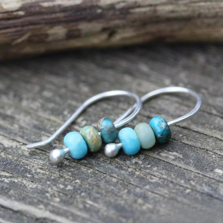 Perla | Turquoise Pearl Earrings