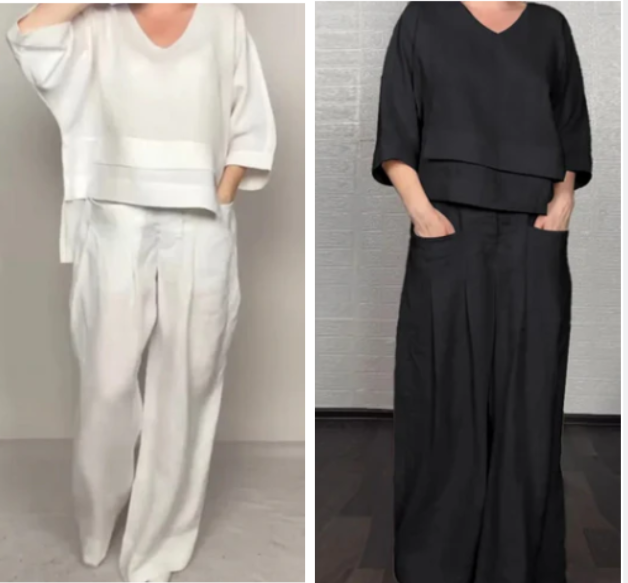 Noa™ | Loose-Fit Minimalist Two-Piece Outfit