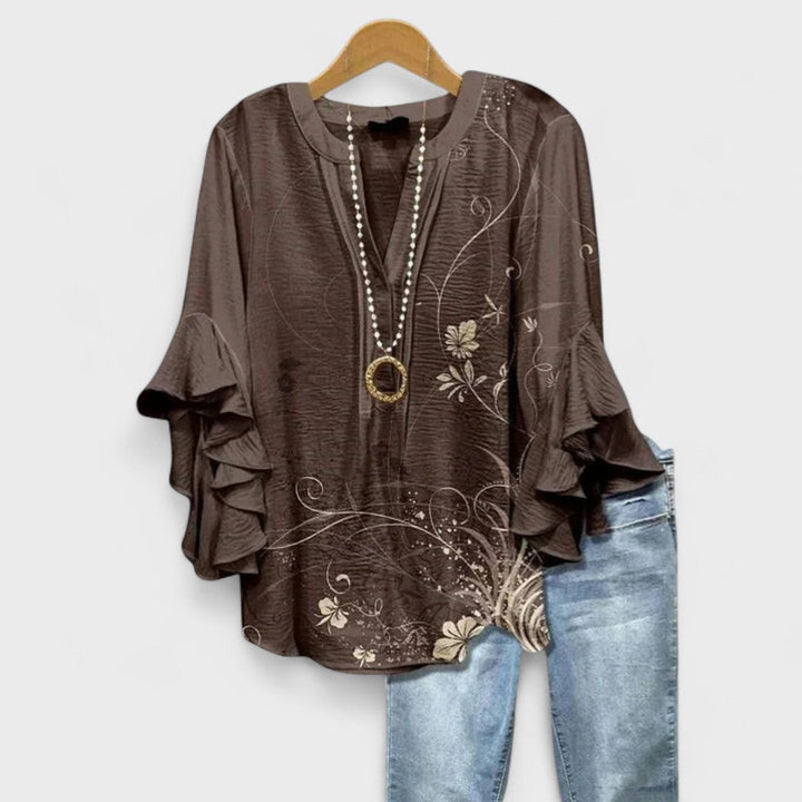 Stella | Airy Floral Day Blouse