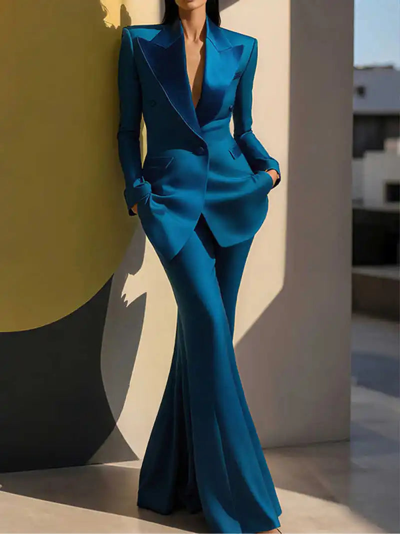 Diana | Peaked Lapel Double-Breasted Formal Suit