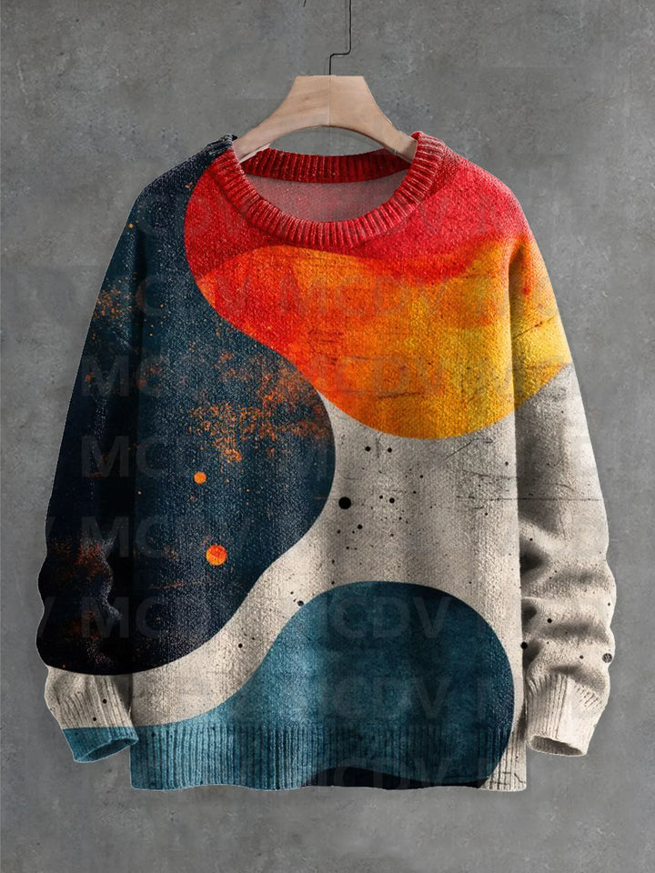 Monet | Vintage Art Print Knit Pullover