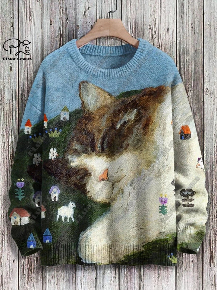 Mischief | Funny Cat Street Style Pullover