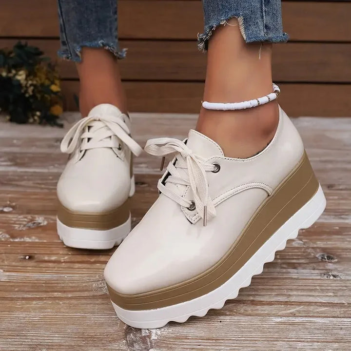 Verona | Gloss Orthopedic Platform Sneaker