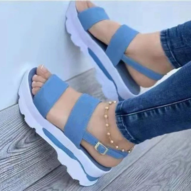 Dores | Platform Double Strap Sandals