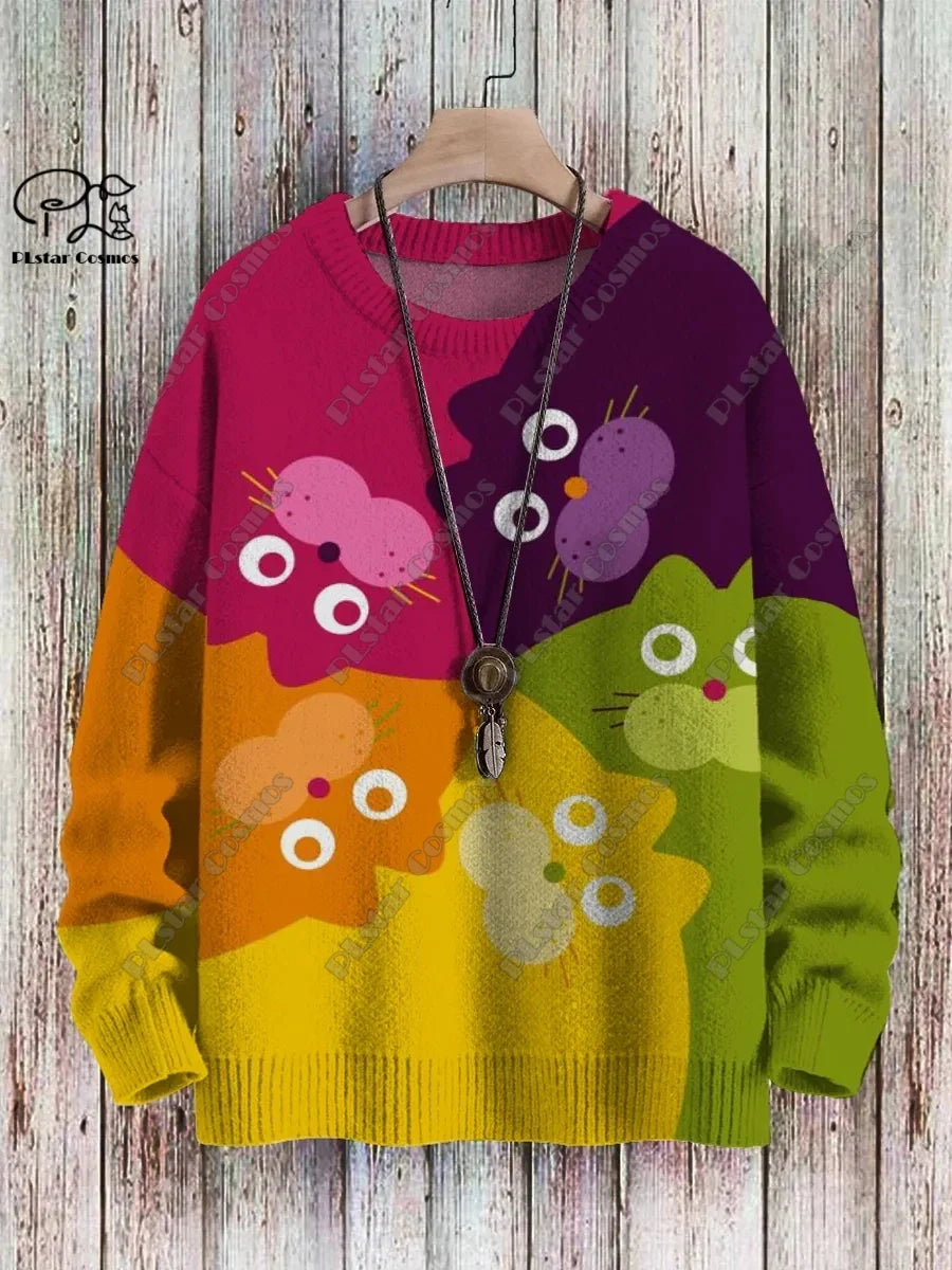 Safari | Cat Dog Cheetah Print Pullover