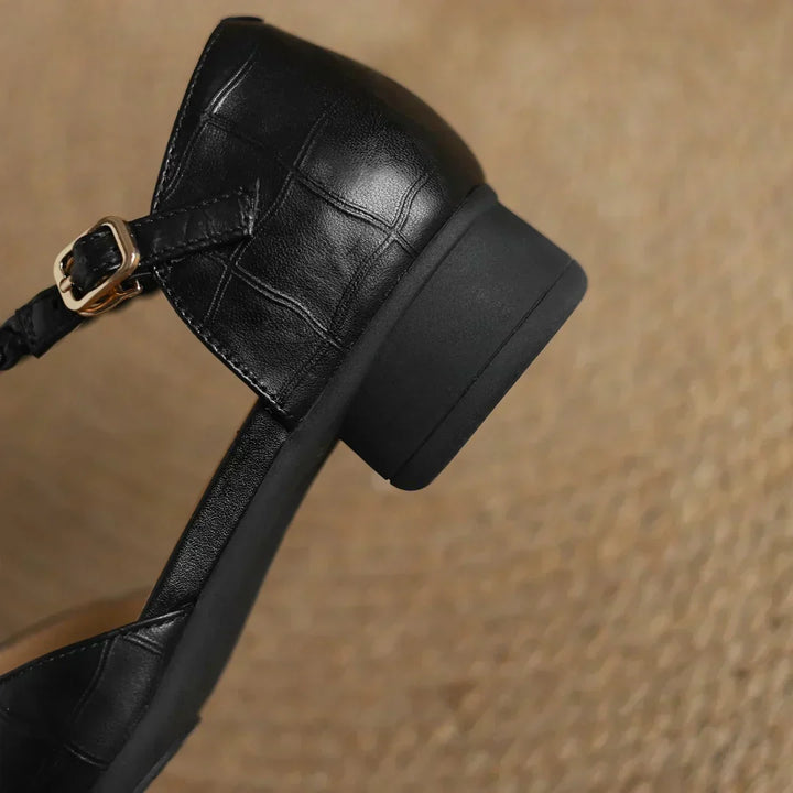 Vivienne | Leather Mary Janes
