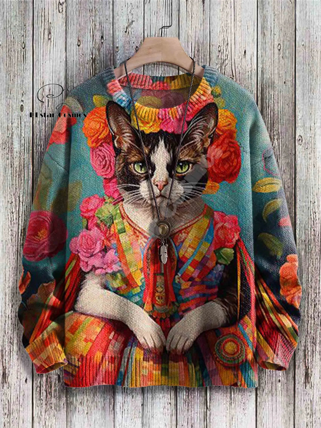 Noel | Christmas Cat Graffiti Pullover