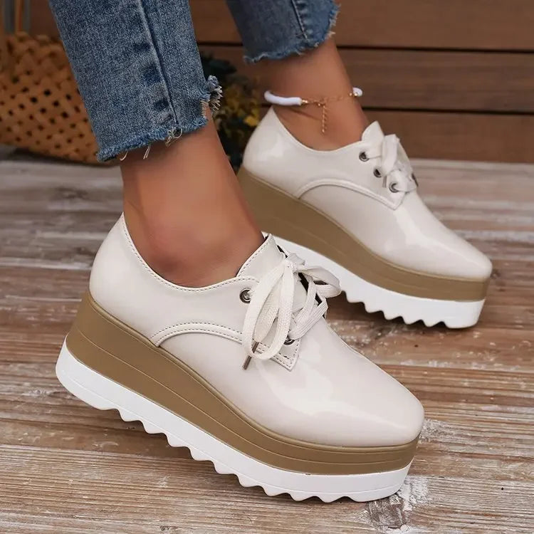 Verona | Gloss Orthopedic Platform Sneaker