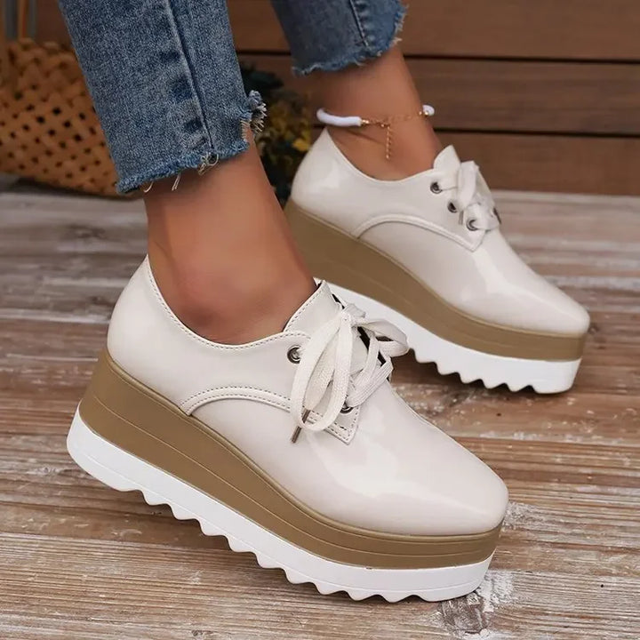Verona | Gloss Orthopedic Platform Sneaker