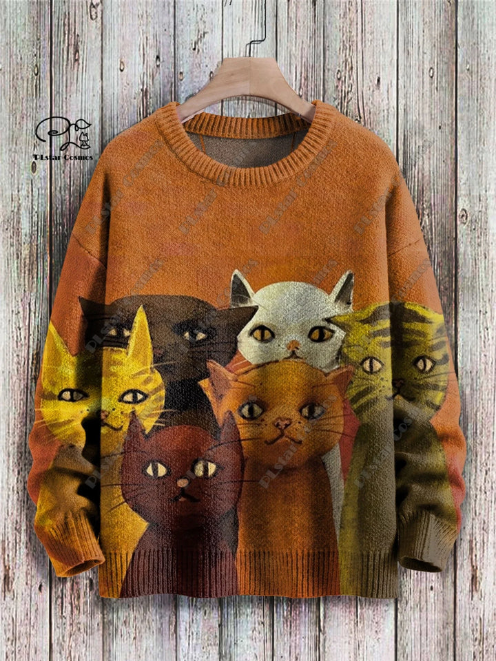 Safari | Cat Dog Cheetah Print Pullover