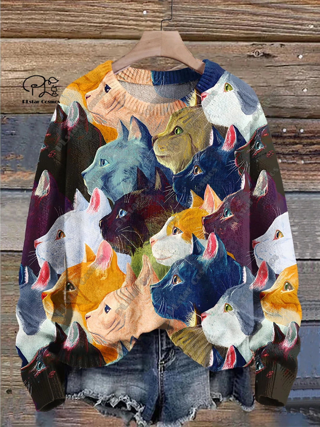 Stella | Funny Cat 3D Print Pullover