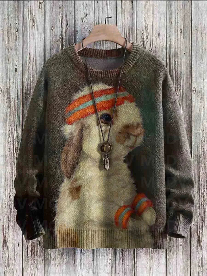 Vixen | Cute Fox Art Knit Pullover