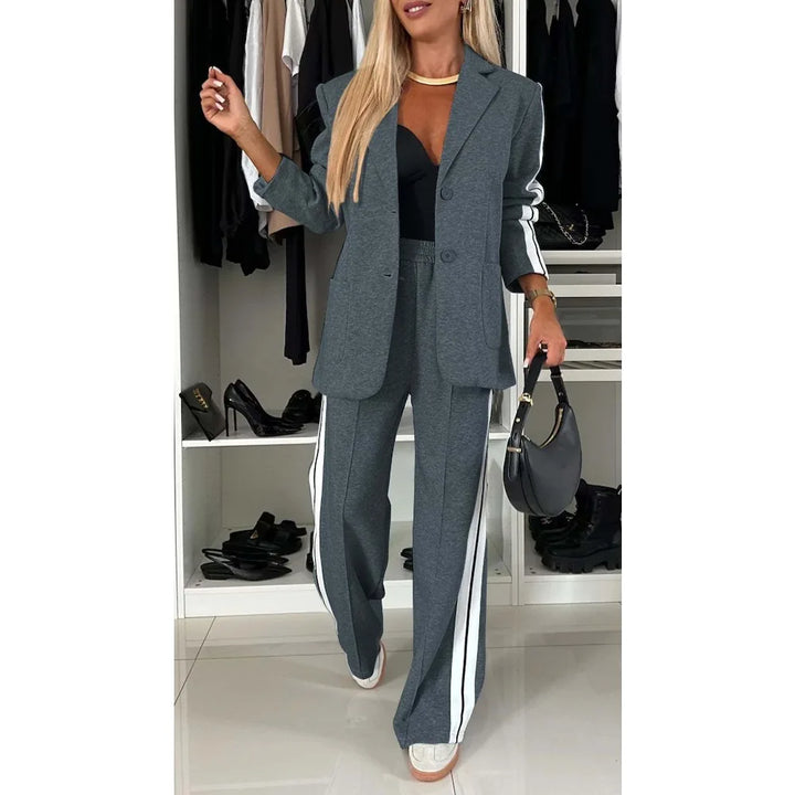 Claire | Single-Breasted High-Waist Blazer Suit