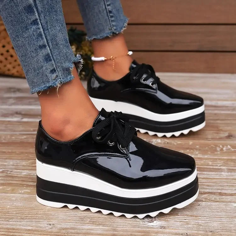 Verona | Gloss Orthopedic Platform Sneaker