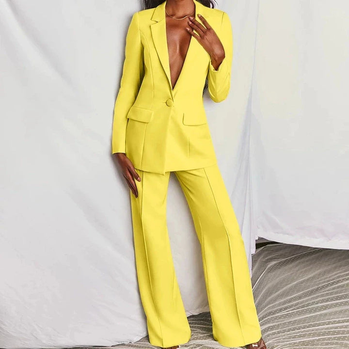 Audrey | Classic Long Sleeve Office Suit Set