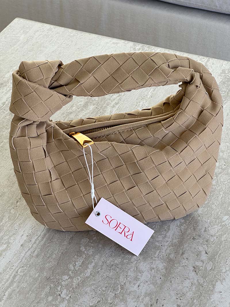 Ilyse | Braided Mini Suede Bag