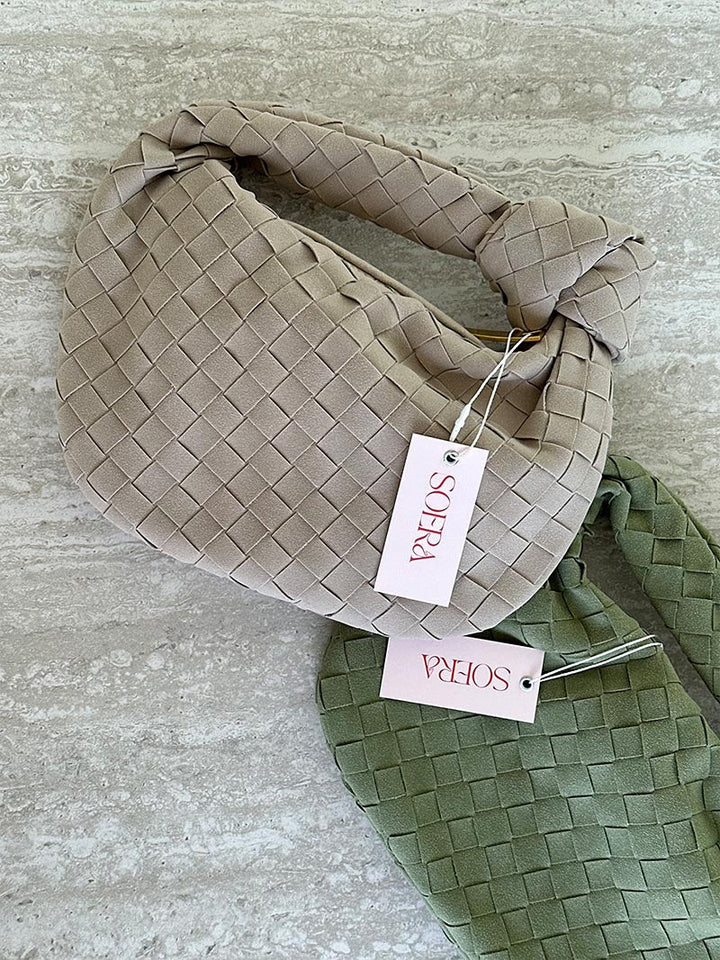 Ilyse | Braided Mini Suede Bag