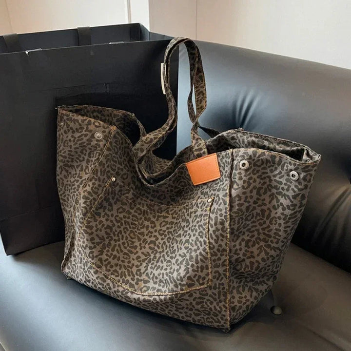 Odile | Leopard Print Tote