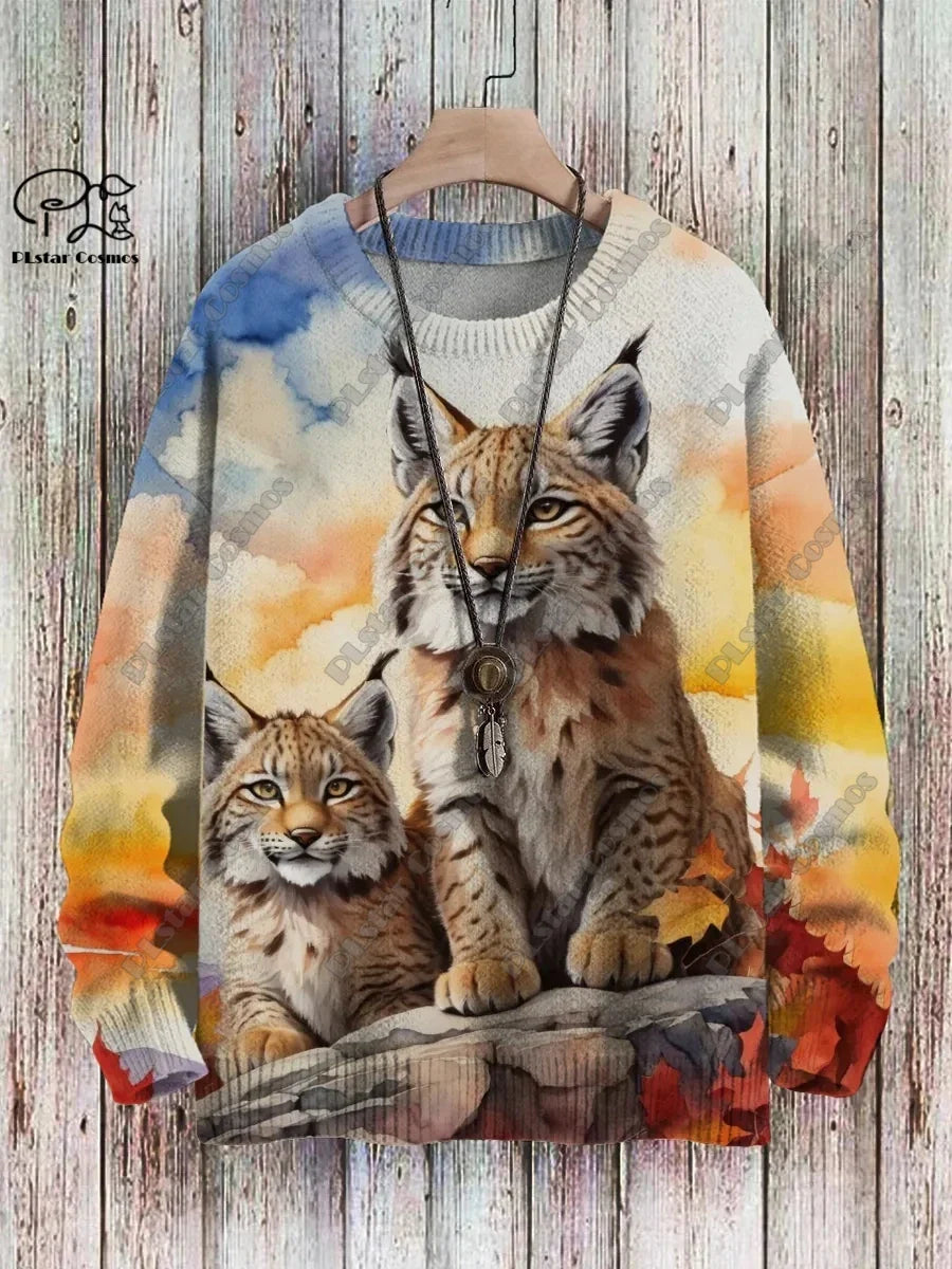 Safari | Cat Dog Cheetah Print Pullover