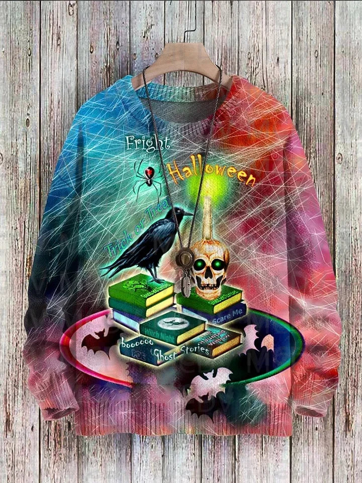 Palette | Multicolor Art Print Knit Pullover