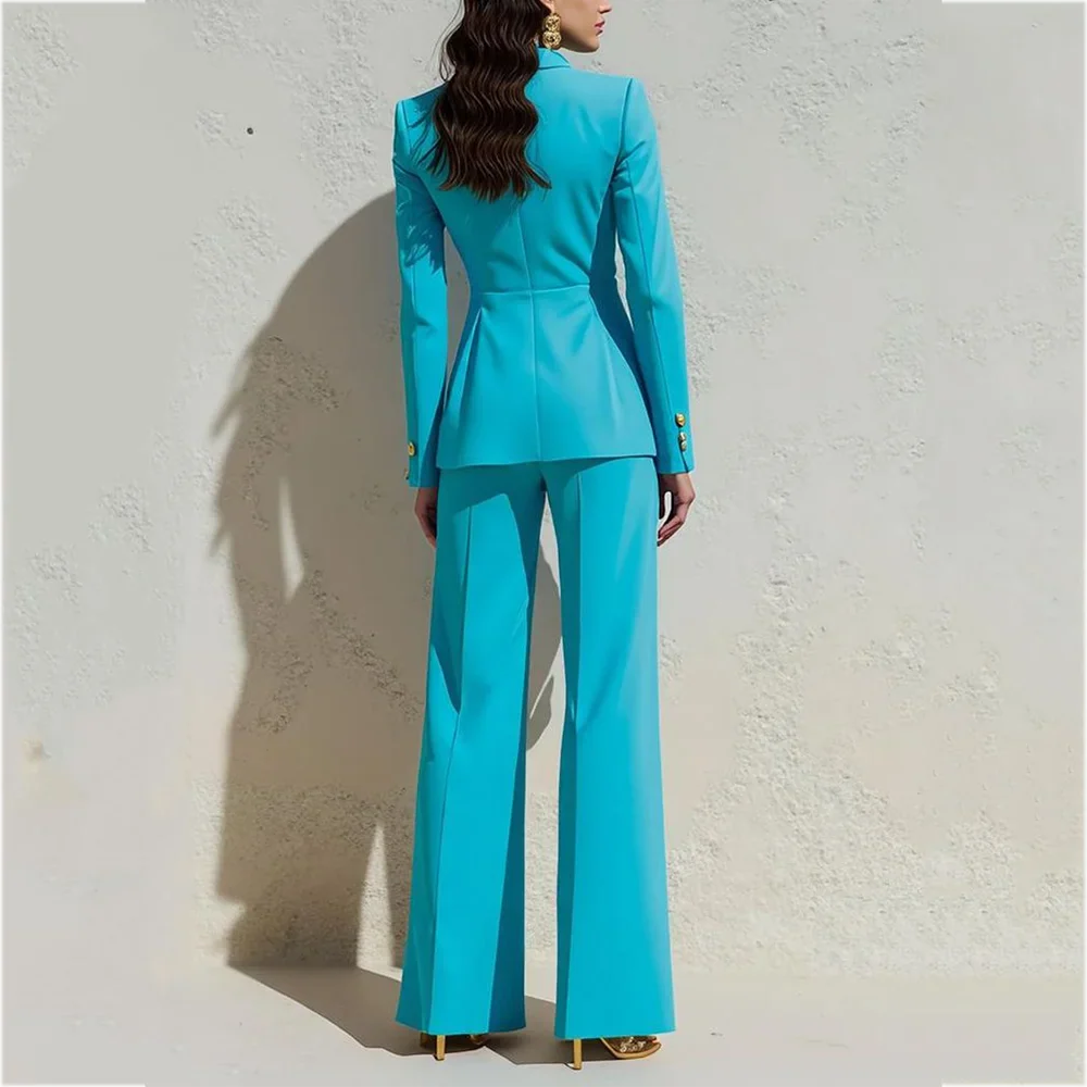 Charlotte | Peak Lapel Double-Breasted Business Suit