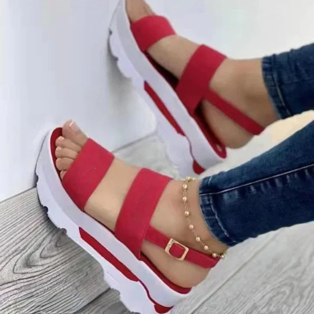 Dores | Platform Double Strap Sandals