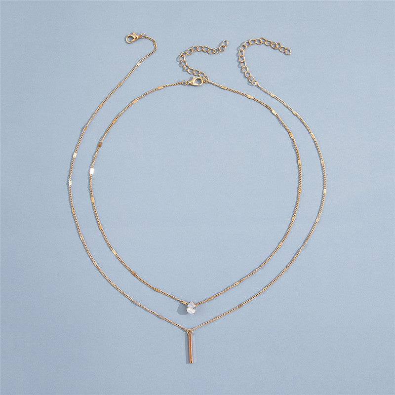 Kaila | Vintage Necklace Set with Gold Pendant