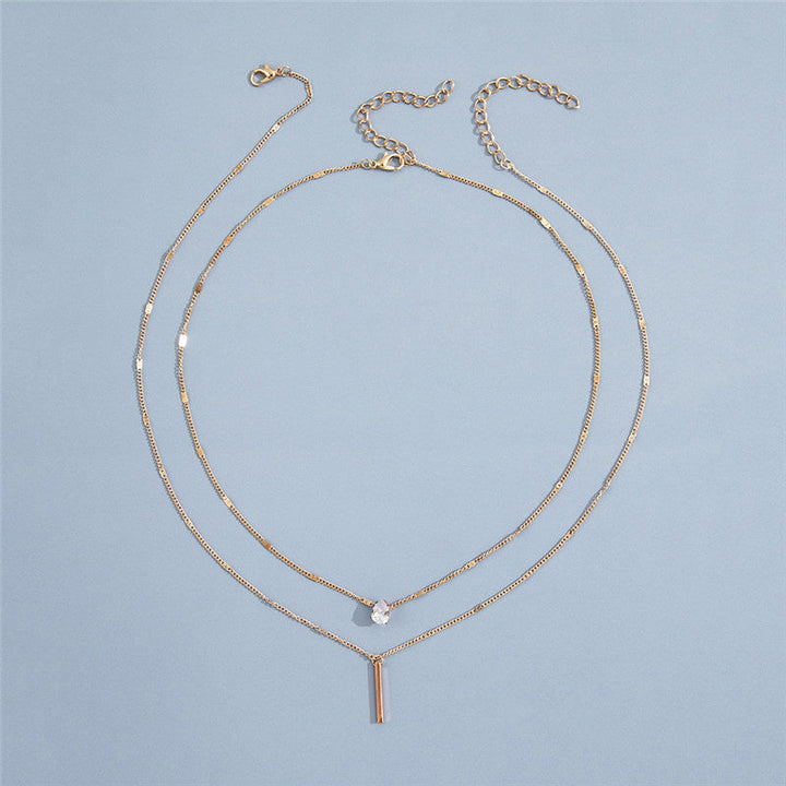 Kaila | Vintage Necklace Set with Gold Pendant
