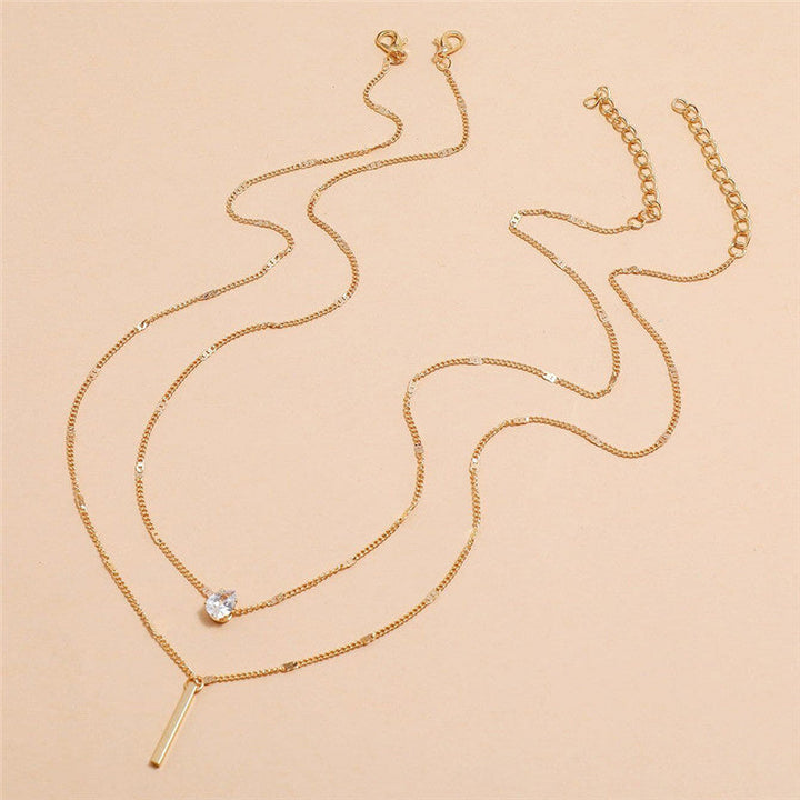 Kaila | Vintage Necklace Set with Gold Pendant