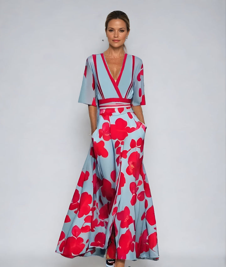 Flora™ | Floral Wrap Dress