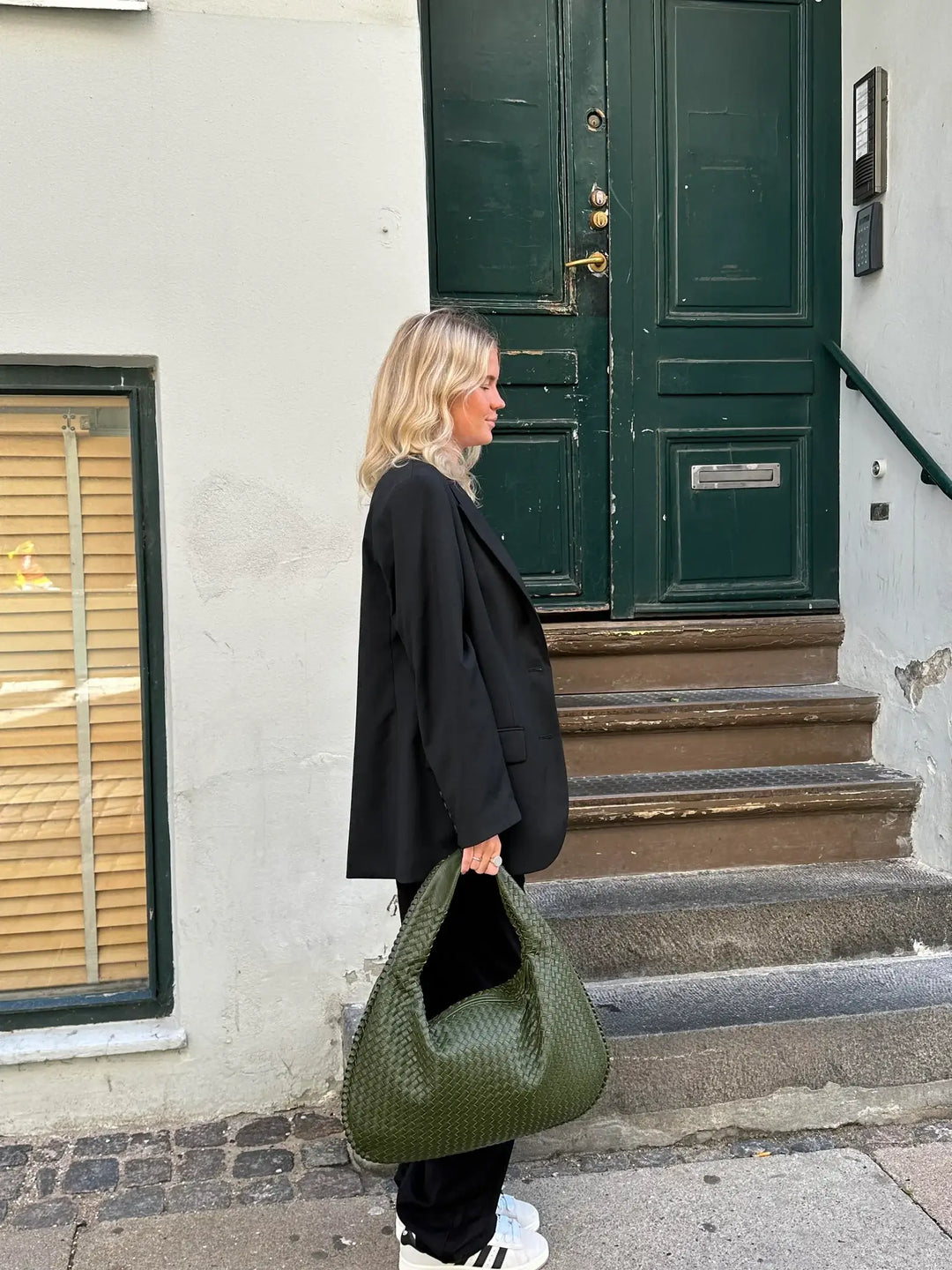 Charlyne | Large Braided Hobo Bag