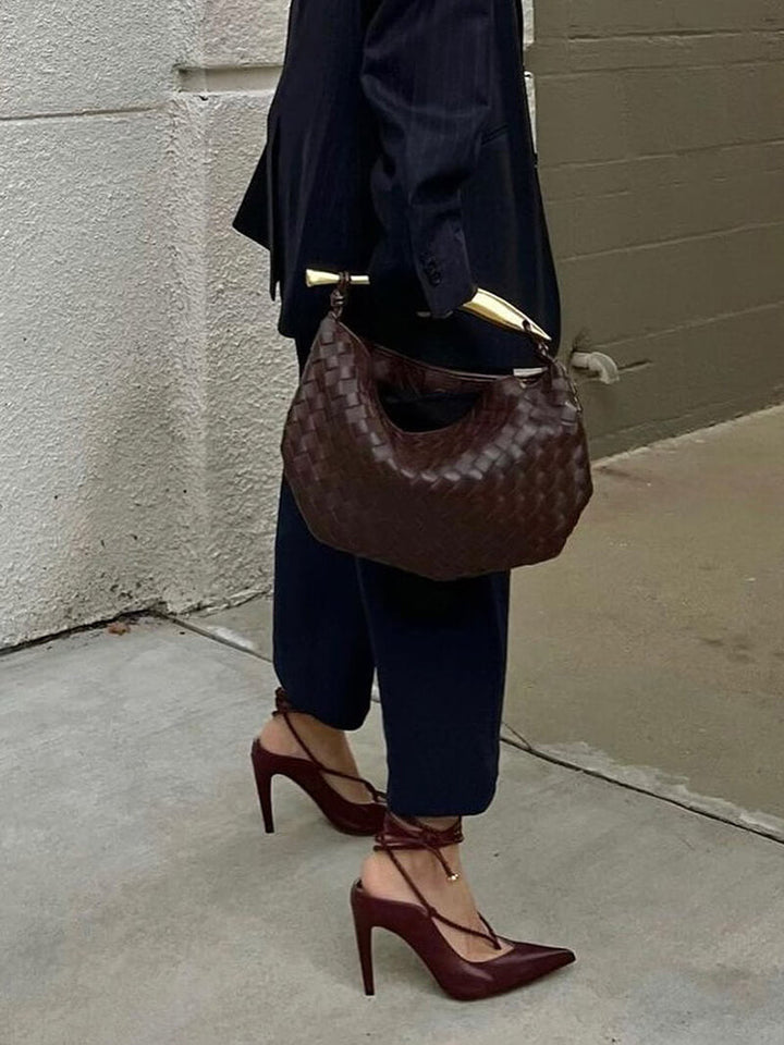 Clio | Bag made of braided synthetic leather