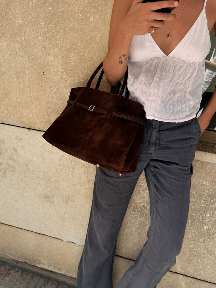 Zella | Luxurious Women's Suede Handbag