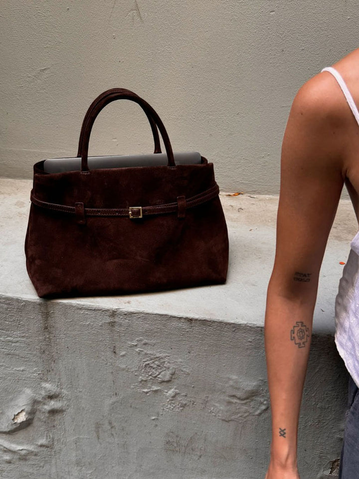 Zella | Luxurious Women's Suede Handbag