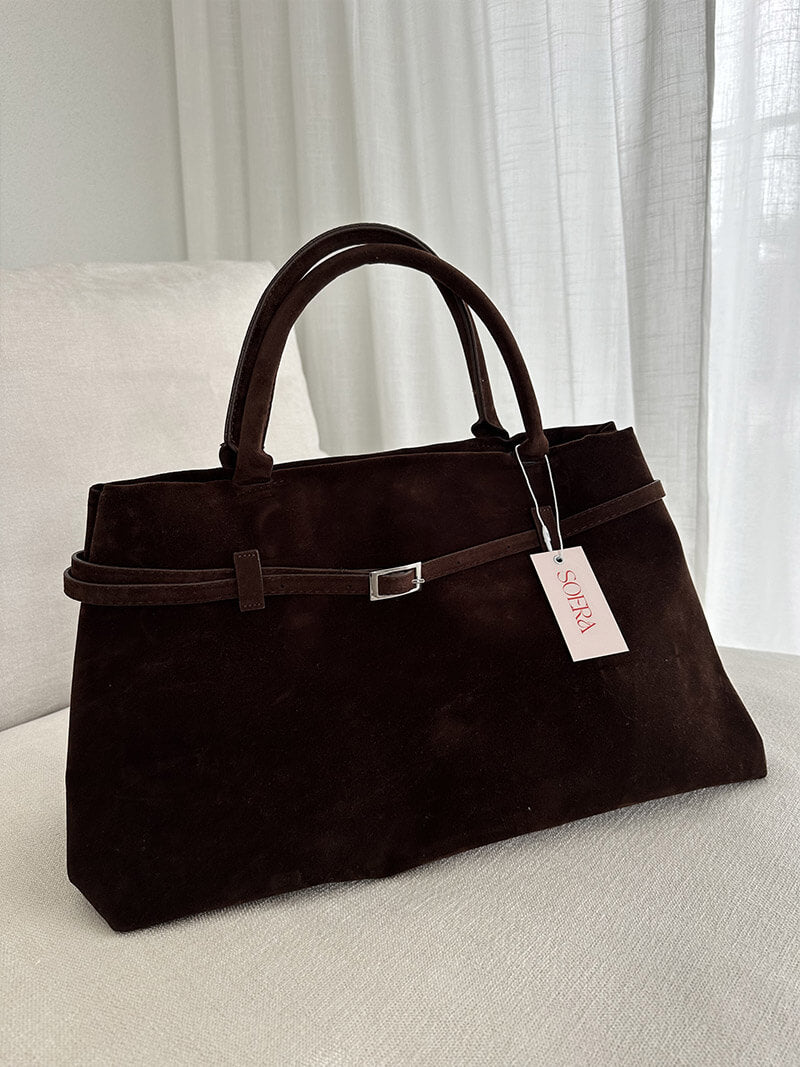 Zella | Luxurious Women's Suede Handbag