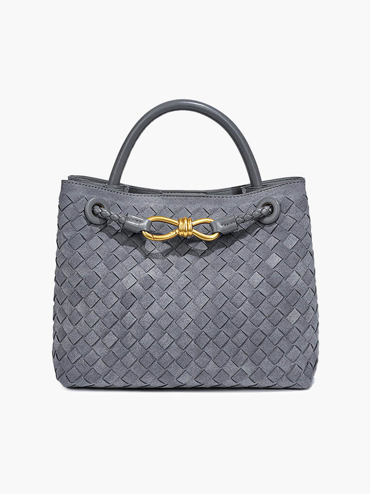 Frauke | Braided Women's Suede Bag