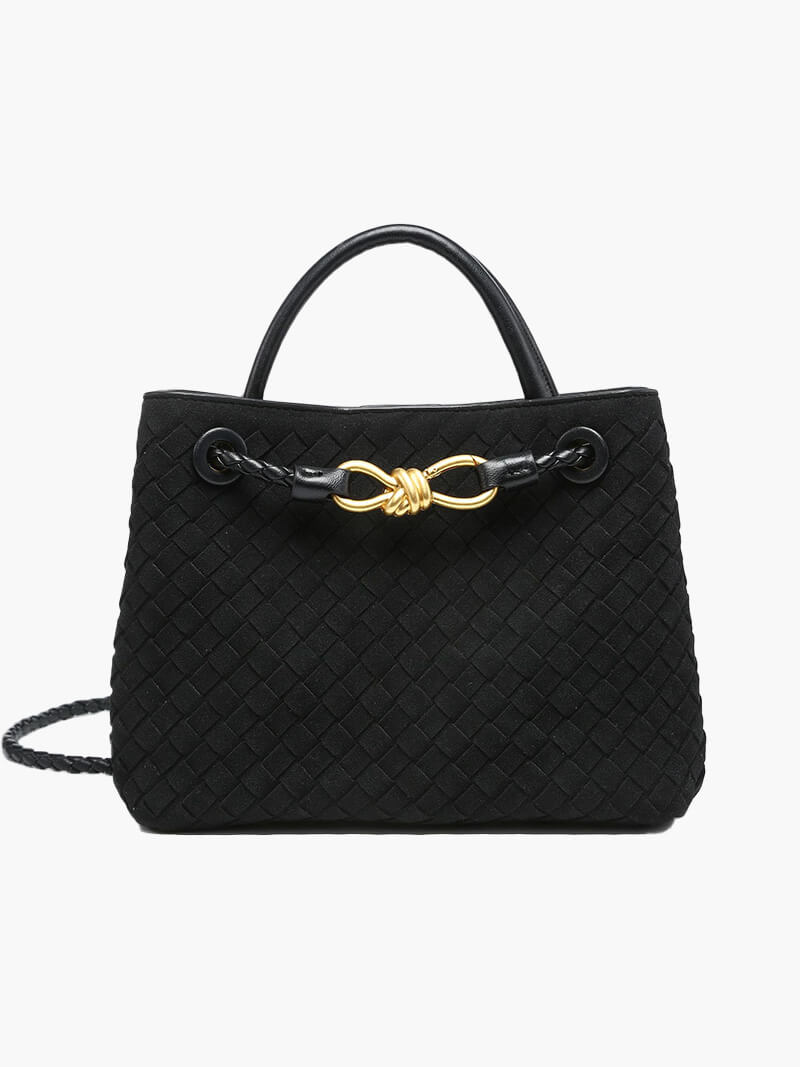 Frauke | Braided Women's Suede Bag