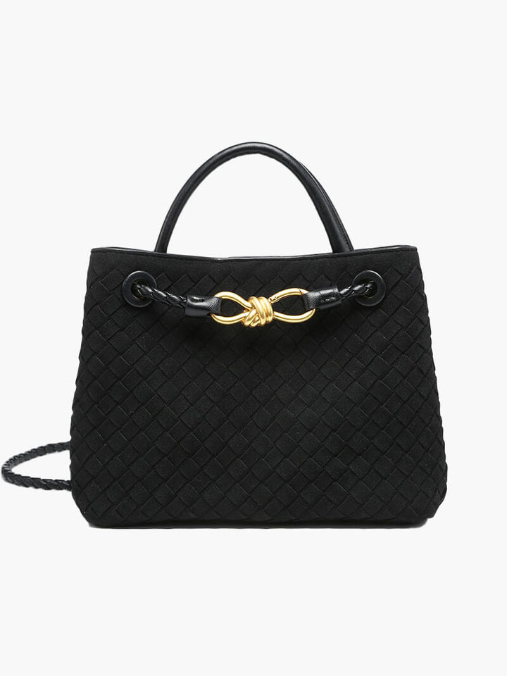 Frauke | Braided Women's Suede Bag