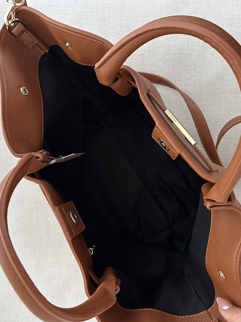 Ostara | Spacious Women's Shopper Bag Made of Faux Leather